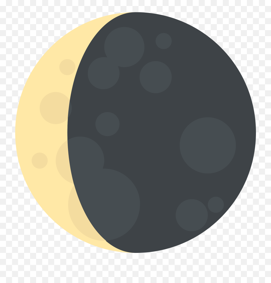 Crescent Moon - Full Moon Emoji,Crescent Emoji