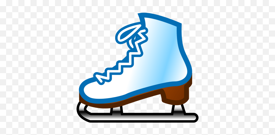 Ice Skate - Ice Skate Emoji,Skateboard Emoji