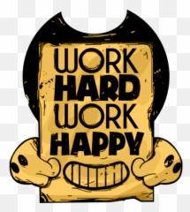Bendy Wikigeneral Policies Bendy Wiki Fandom - Work Hard Work Happy Bendy Emoji,Vulgar Emojis