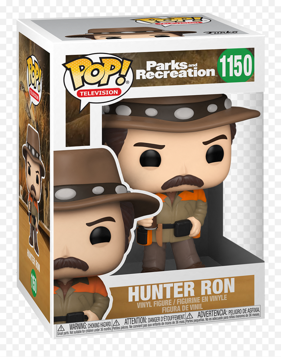 Parks Recreation Funko Set Of 6 - Hunter Ron Funko Pop Chase Emoji,Ron Swanson Not Good Emotions