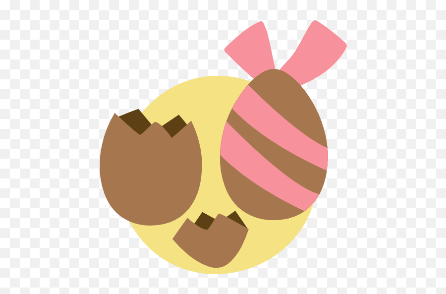 Chocolate Egg Easter Free Icon Of - Uovo Di Pasqua Icona Emoji,Emoticons De Pascoa