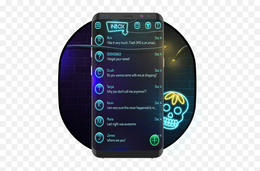 Dark Neon Messenger Sms Theme Apk Latest Version 2012 - Language Emoji,Android Galaxy S5 Sms Emojis