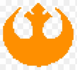 Rebel Alliance Pixel Art Maker - Star Wars Rebel Logo Pixel Art Emoji,Star Wars Emoticons Download