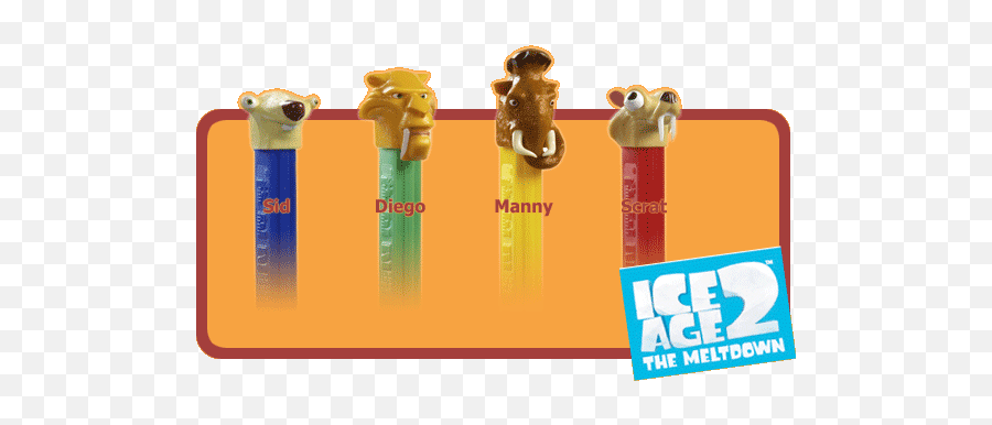Pez Ice Age 2 - Ice Age 2 The Meltdown Emoji,Emoticons Pez Out Now In Europe