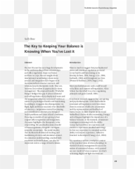 Pdf The Key To Keeping Your Balance Is Knowing When Youu0027ve Emoji,Emotions Chart Balance Statement
