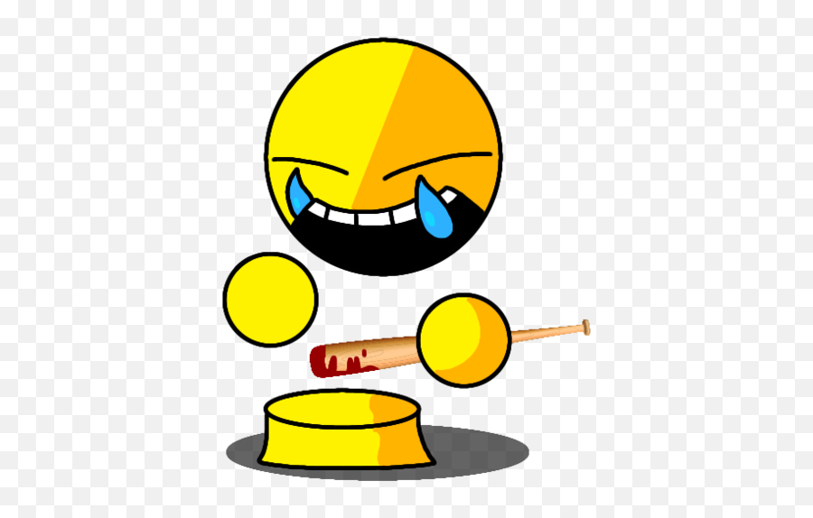 Is Anyone Still Here - Happy Emoji,Crying Pacman Emoticon