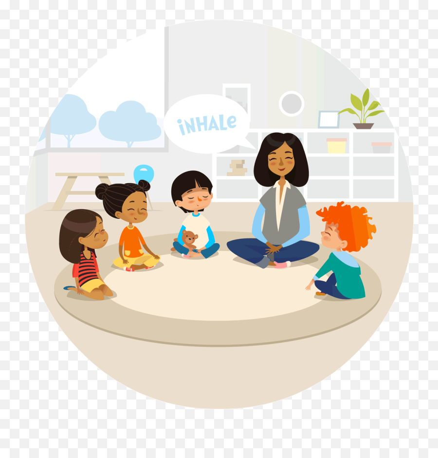 Yoga In The Classroom - Circle Time Emoji,Childrens Emotions In A Classroom