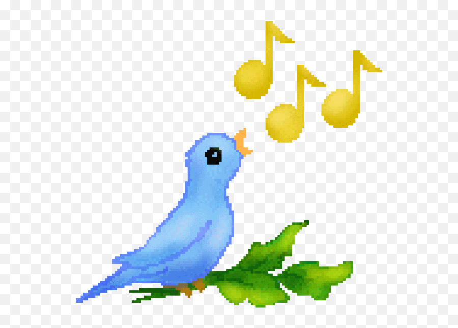 Musical Birds Cliparts Png Images - Bird Chirping Sound Clipart Emoji,Bird ...