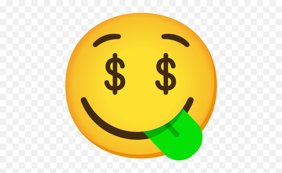 Money - Em Client Emoji,Licking Emoji