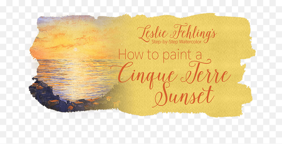 How To Paint A Cinque Terre Sunset Week 4 Giveaway Emoji,Plaisir Vs Emotion Offer Eiffel