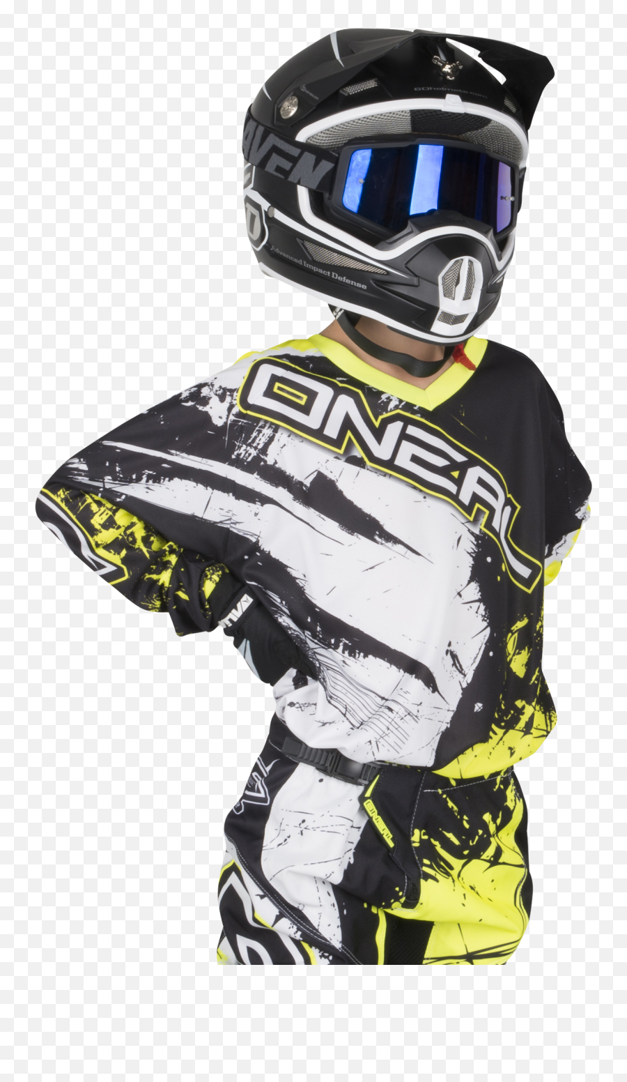 Ou0027neal Element Shocker Youth Motocross Jersey Black - Neon Emoji,Yellow Shocker Emoji Png