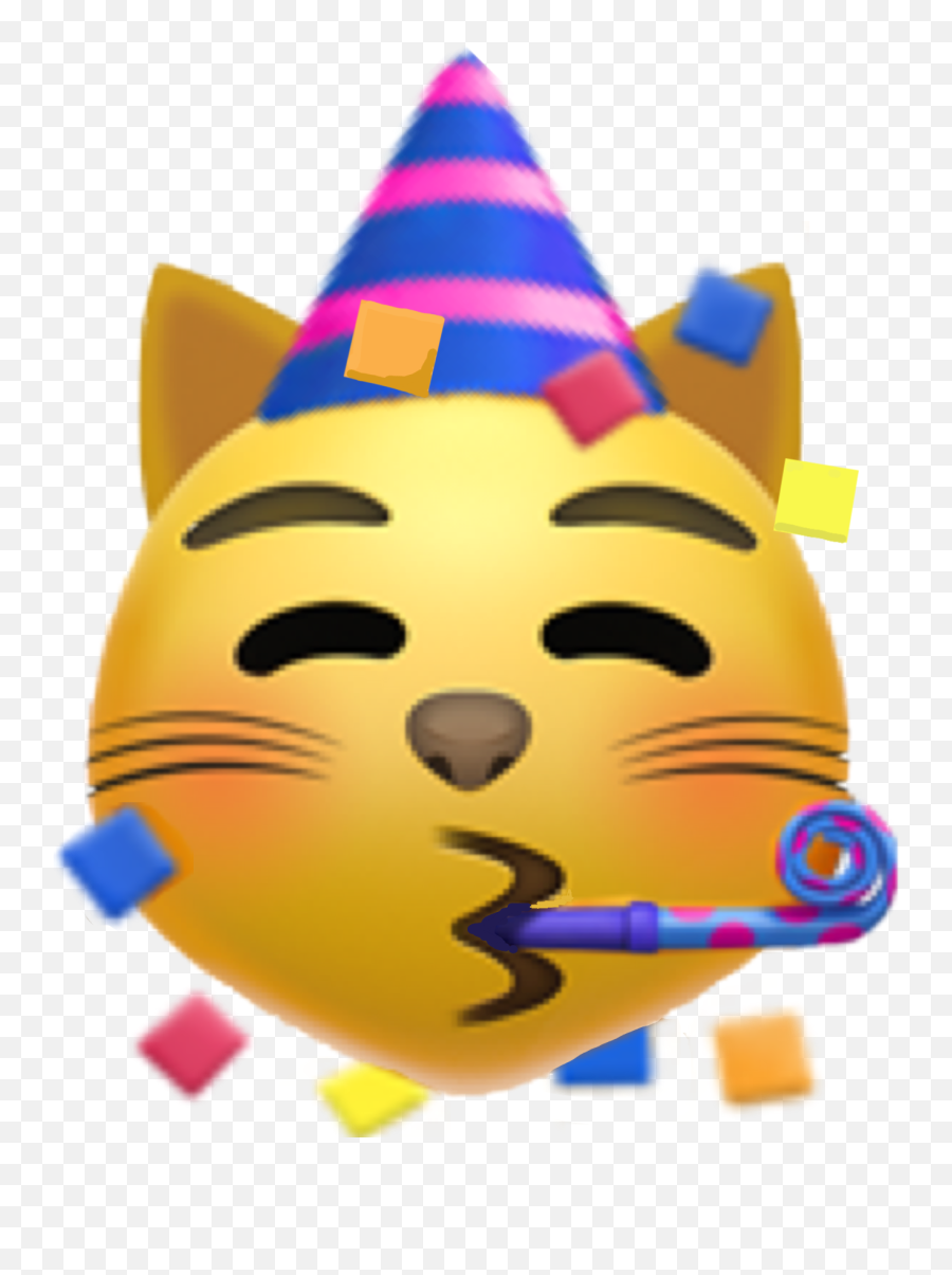 Freetoedit Emoji Cat Party Sticker By Stardewwoffan,Celelbrte Emoji