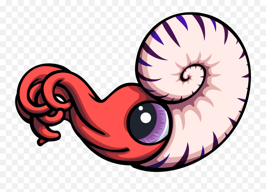 Ammonite - Mollusk Clipart Free Download Transparent Png Emoji,Clam Emoji