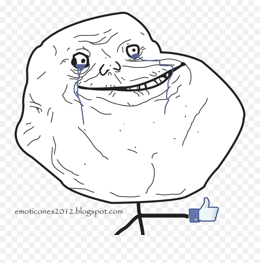 Gif Animado De Forever Alone Like Y Deslike - Ugly Emoji,Forever Alone Emoji