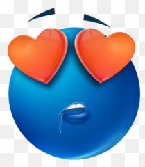 Telegram Sticker From Blue Emotions Pack Emoji,How To Type Yummy Emoji