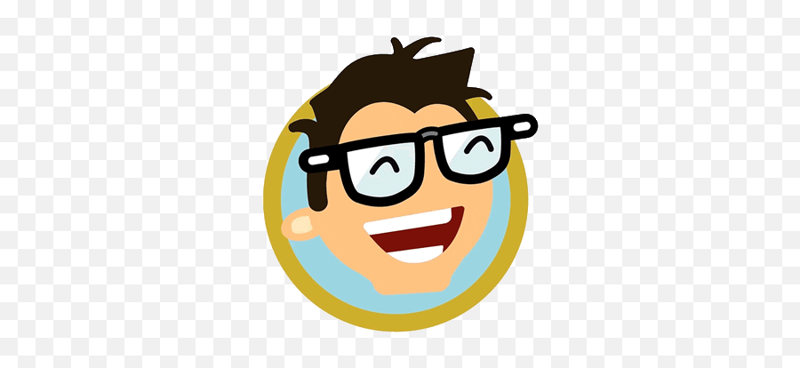 Motion Design Funest Co Emoji,Geeky Emoticon With Glasses