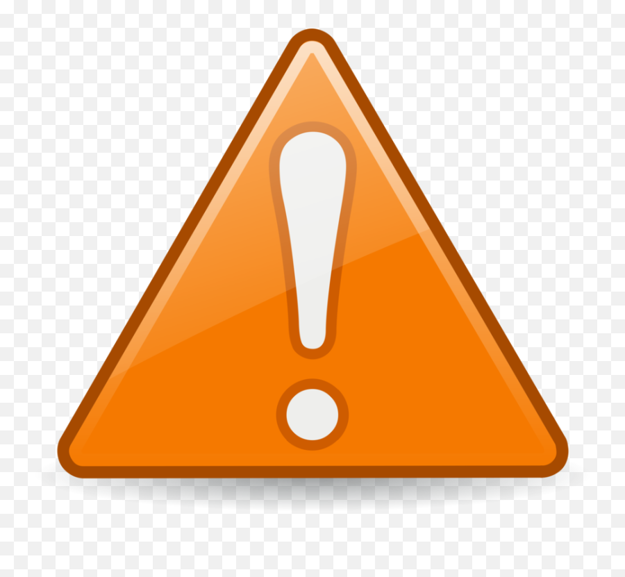 Triangle Symbol Number Png Clipart - Logo Attention Orange Emoji,Number Emoticon