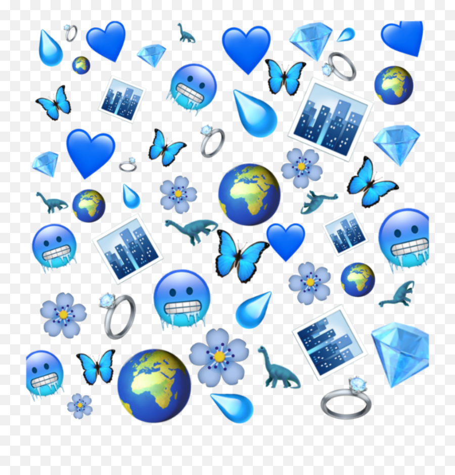 Emoji Wallpapers On Wallpaperdog - Blue Emoji Background,Disappointed Emoji