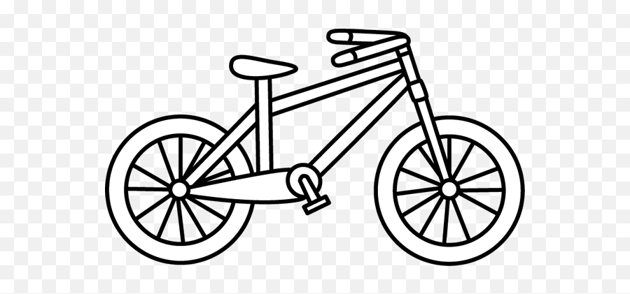 Bike Black And White Bicycle Clip Art Black And White - Bike Clipart Black And White Emoji,Bicycle Emoji