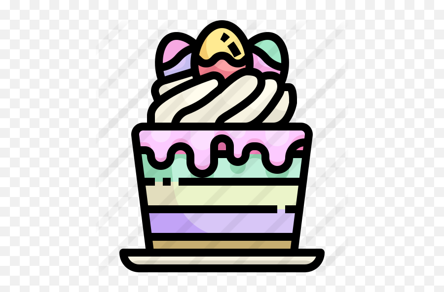 Cupcake - Free Easter Icons Bee House Icon Png Emoji,Cupcake Emoji Facebook