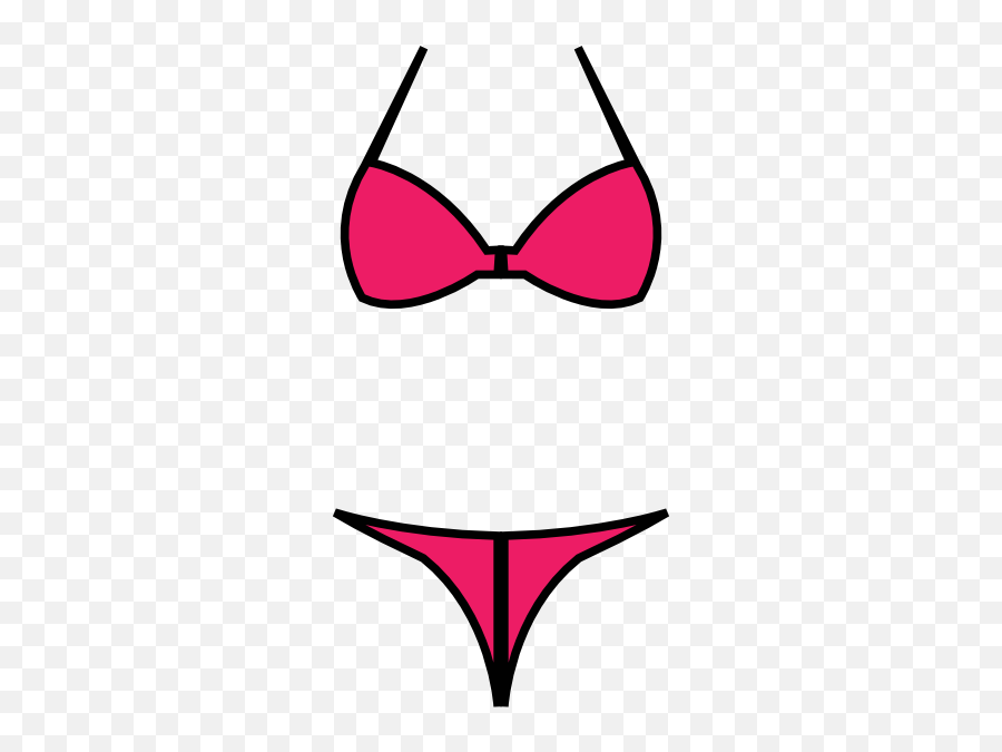 Bikini Png Files Clipart - Bikini Cartoon Clipart Emoji,Bikini Girl American Flag Emoji