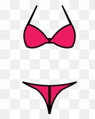 Bikini Png Files Clipart - Bikini Cartoon Clipart Emoji,Bikini Girl American Flag Emoji