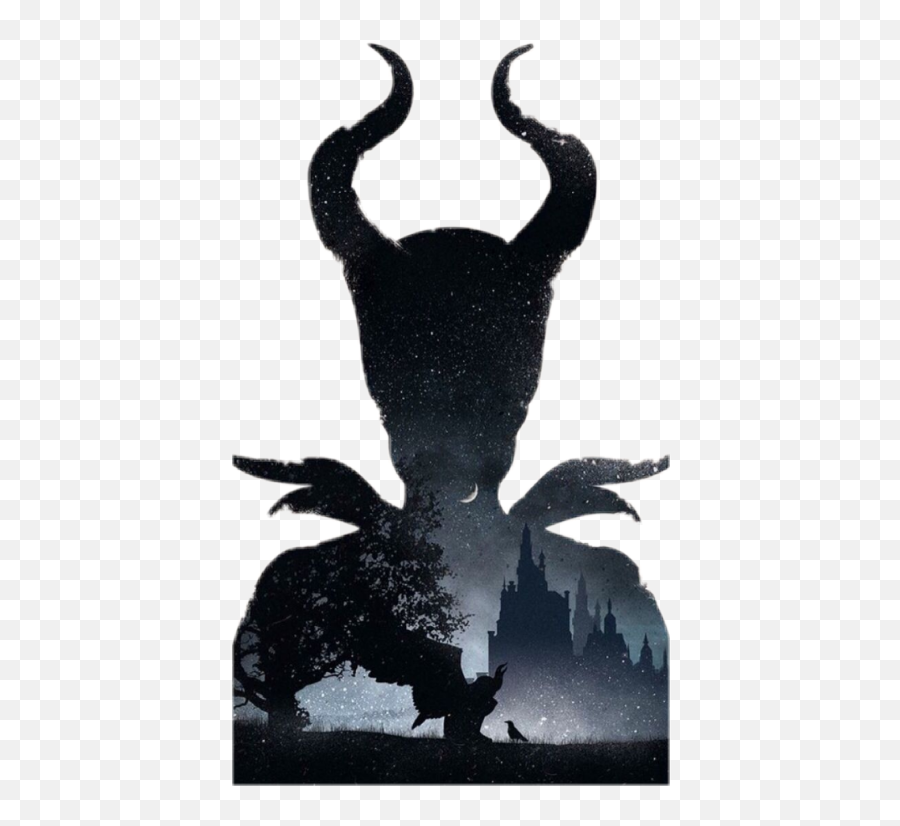 Maleficent Sticker By Girl In Red - Png Maleficent Emoji,Fuente Emoji