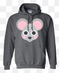 Mouse Face Emoji Hoodie - Black Vampire Diaries Hoodie,Abcd Emoji