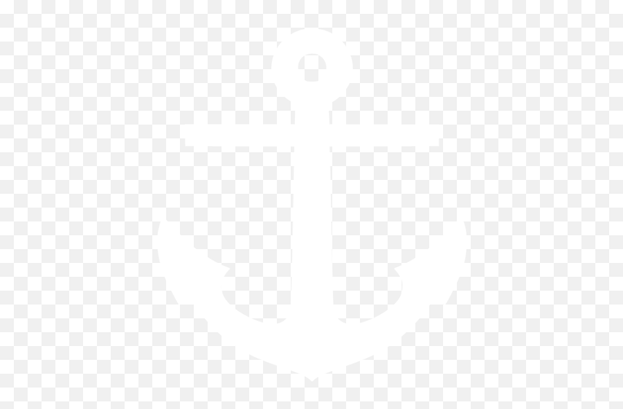 White Anchor Icon - Like Big Boats I Cannot Lie Emoji,Anchor Text Emoticon