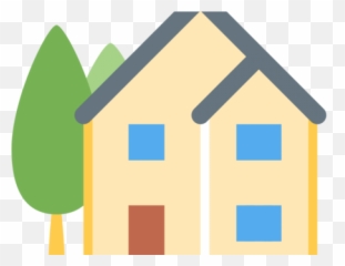 House Clipart Emoji - Flat House Icon Png,House Emoticon