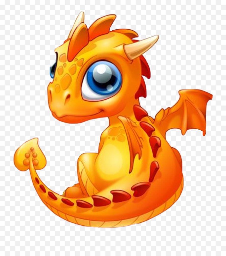 Dragon Fire Animal Cute Baby Sticker - Cartoon Dragon Painting Emoji,Cute Baby Animal Emojis