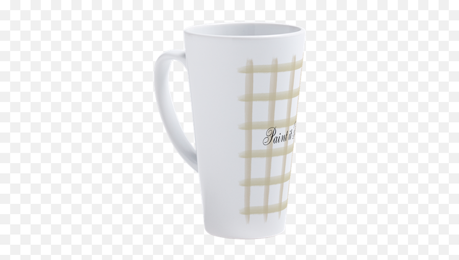 Watercolor Geometric Beige 17 Oz Latte - Serveware Emoji,Copper Mug Emoji