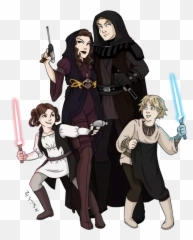 What If Anakin Dodged The Strike But - Darth Vader Padme Luke Leia Emoji,Be Mindful Of Your Emotions Anakin