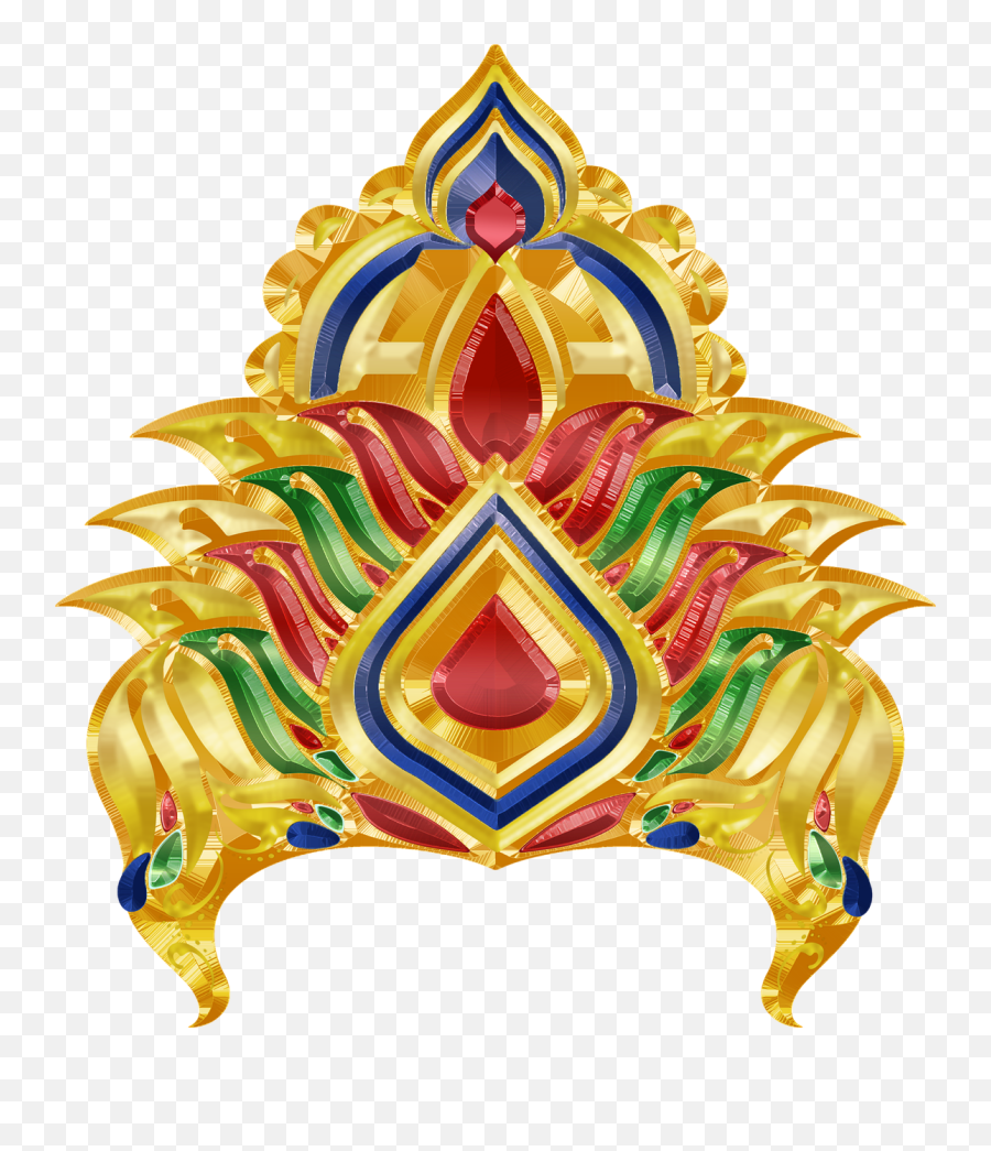 Download Graphic Crown Vishnu - Indian King Crown Png Indian King Crown Clipart Emoji,Emoji King Crown Vector Art