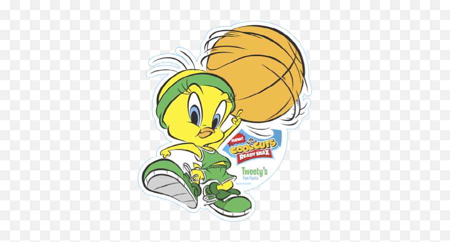 Tweety Bird Silhouette Png - Tweety Bird Silhouette Sticker Tweety Basketball Emoji,Tweety Emoticons Free