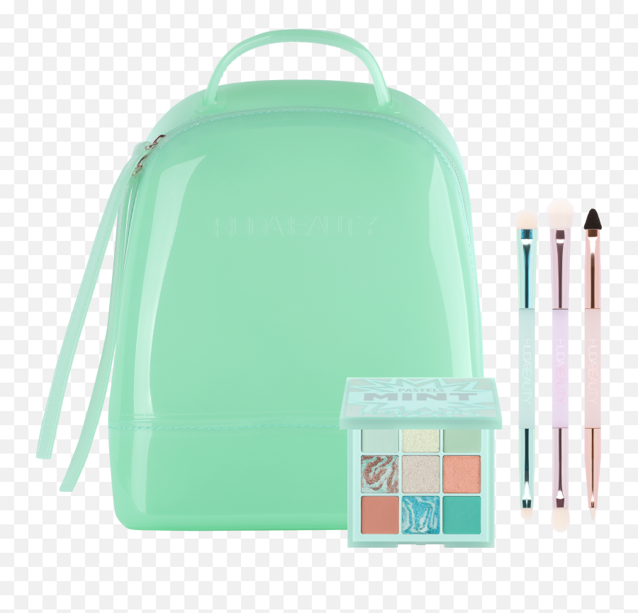 Pastel Mint Obsessions Bag U0026 Brush Set Emoji,Caras De Emojis Con Ojos Tristones