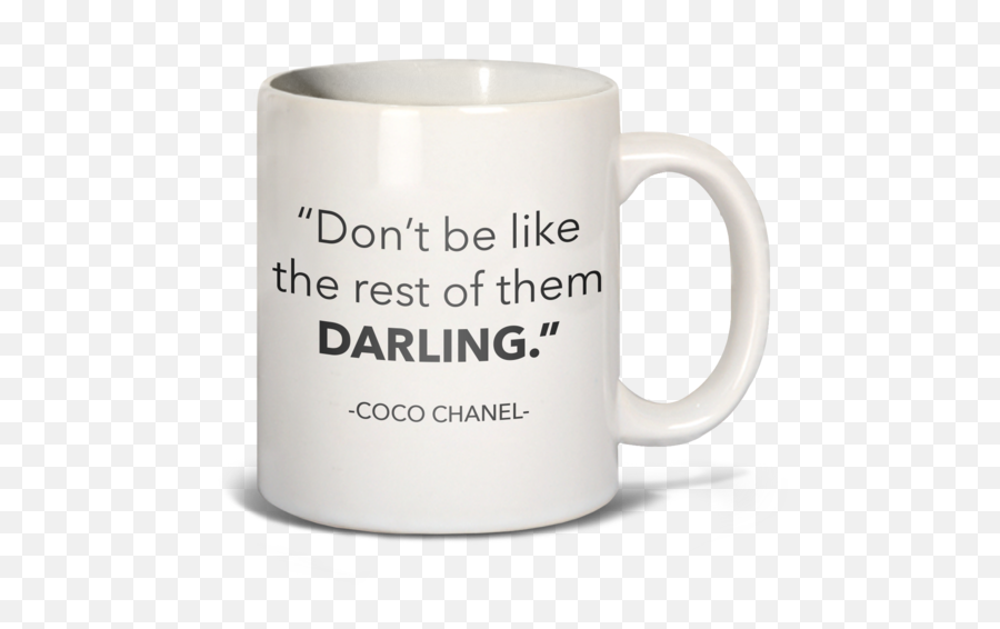 Coco Chanel Mug - Magic Mug Emoji,Sarcastic Positive Emotion