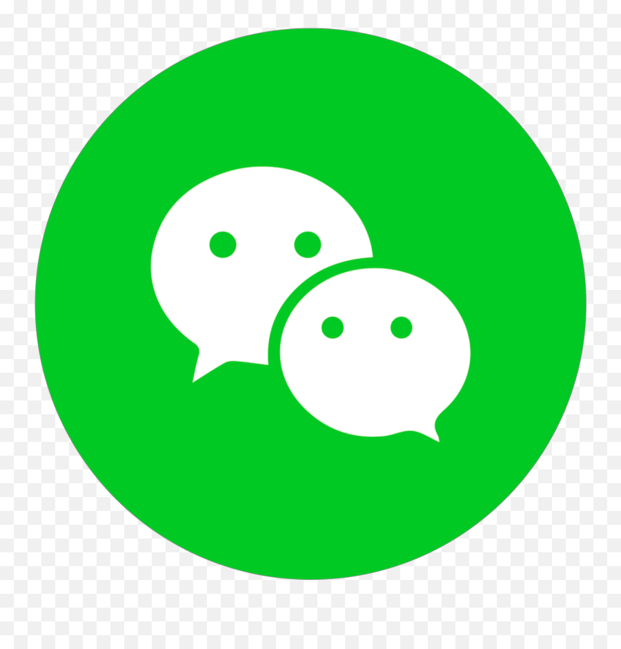 Wechat Logo - Social Media Icons Wechat Emoji,Wechat Dinosaur Emoticon