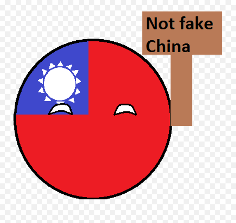Taiwanball Countryballs Sticker By Cartoonfanunited - Taiwan Countryball Transparent Emoji,Taiwan Emoji