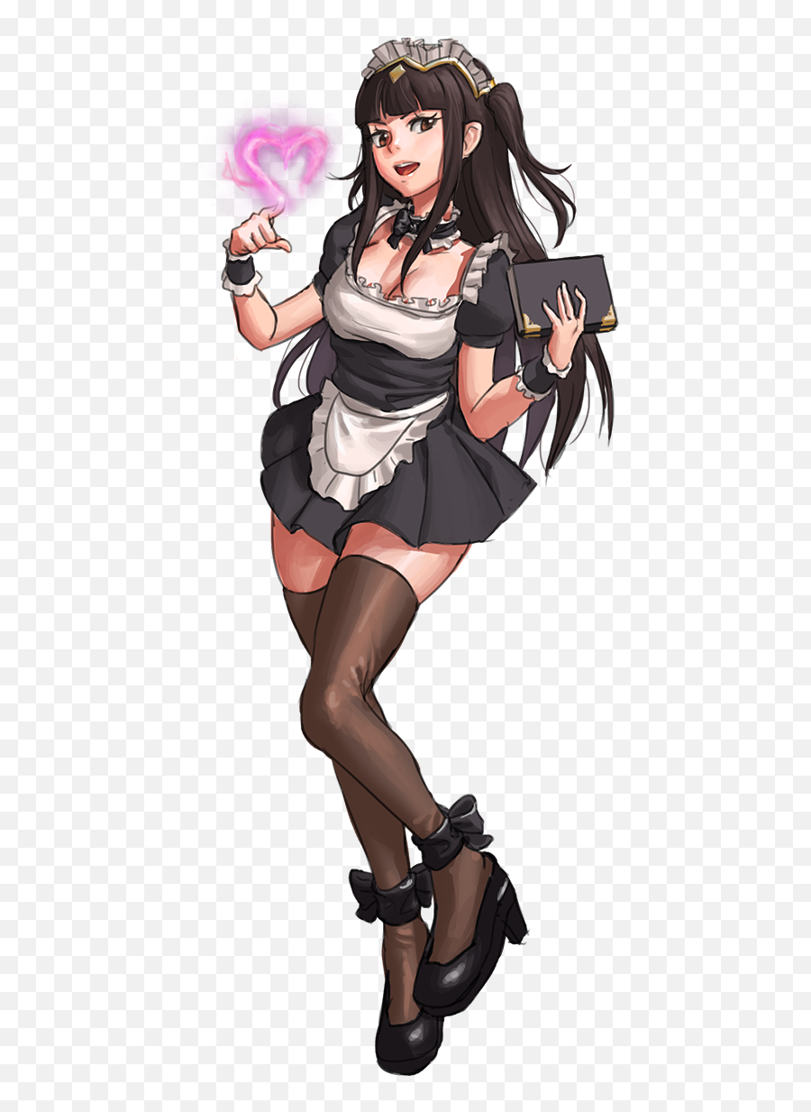 Download Fire Emblem Awakening Fire Emblem Heroes Human Hair - Maid Emoji,Maid Emoji