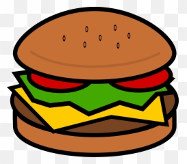 Hamburger Clipart Writing Hamburger - Hamburger Clipart Emoji,Hamburger Emoji