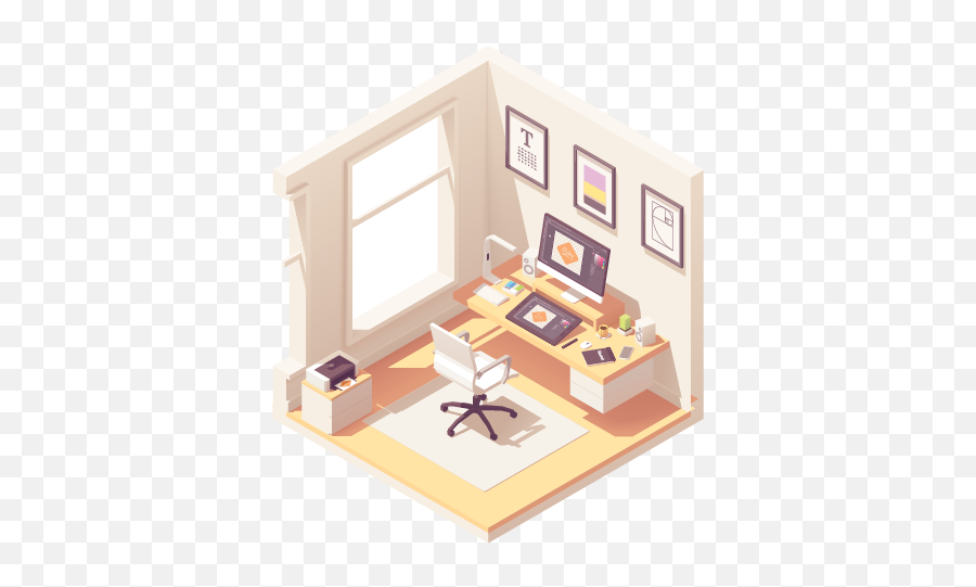 Office Feng Shui At Work Or At Home Shippo - Isometric Graphic Emoji,The Effect Of Fame On Emotion And Personalization