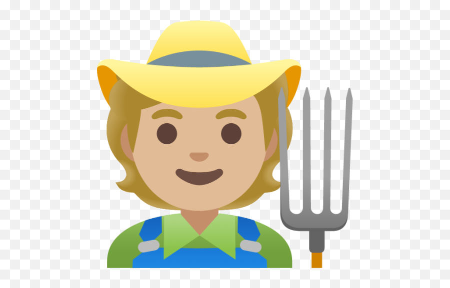 Medium - Agricoltore Clipart Emoji,Farmer Emojis