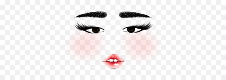 Cute Faces On Roblox - Aoestilodethais Roblox Custom Girl Faces Emoji,Girl Eith Makeup Emoticon