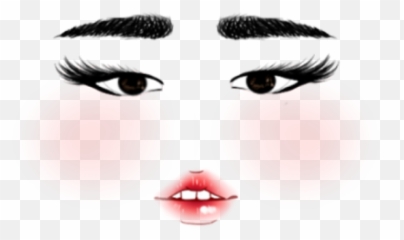 Cute Faces On Roblox - Aoestilodethais Roblox Custom Girl Faces Emoji,Girl Eith Makeup Emoticon