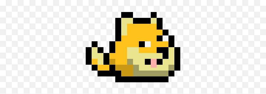 Pixel Art Gallery - 8 Bit Doge Pixel Art Emoji,Dbz Goku Emoticon