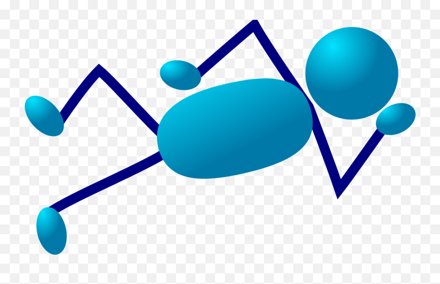 Stickman Stick Figure Man Blue Public - Portable Network Graphics Emoji,Guy Laying Down Emoticon