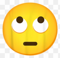 Emoji Face With Rolling Eyes Eye Roll - Happy,Following Gift Smile Emoticon