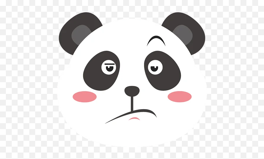 Panda - Dot Emoji,Desenho Emotions Whatsapp
