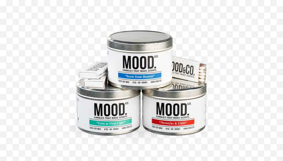 Mood Co - Cylinder Emoji,Emotion Scent Cans